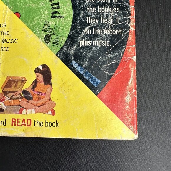 1971 Walt Disney 20,000 Leagues Under the Sea Book Jules Verne Book only NO RECO - Picture 13 of 13